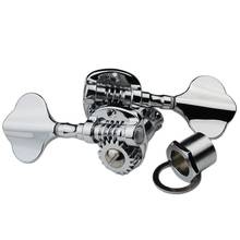 1 pcs Right or Left Electric Bass Guitar Tuning Pegs Machine Heads Knobs Tuners High Quality Chrome 2024 - buy cheap