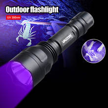 C8 150 Yards UV 395NM LED Tactical Hunting Flashlight Ultraviolet Rifle Torch+Switch+20mm Rail Barrel Scope Mount+18650+Charger 2024 - buy cheap