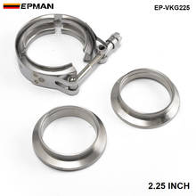 2.25" Exhaust Stainless Universal V-Band Clamp and Flange Kit V Band EP-VKG225 2024 - buy cheap