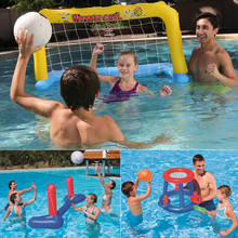 Flotador de piscina inflable para adultos y niños, juguete de fiesta, pelota de voleibol, pelota de baloncesto, colchón de agua, juegos deportivos, Círculo de natación 2024 - compra barato