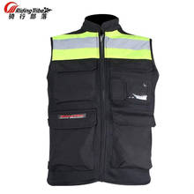 Riding Tribe Reflective Desgin Waistcoat Clothing Motocross Off-Road Racing Vest Motorcycle Touring Night Riding biker jacket 2024 - buy cheap