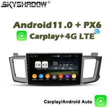 Wireless Carplay Auto Android 11.0 8GB+128GB LTE Car DVD Player Wifi Bluetooth 5.0 RDS RADIO GPS For Toyota RAV4 2012 2013- 2015 2024 - buy cheap