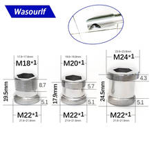 WASOURLF Adapter M18 M20 M22 Male Thread Transfer M22 Male Thread Brass Connector Bathroom Kitchen Faucet Spout Accessories 2024 - buy cheap