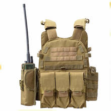 Colete tático multicamadas masculino, munição de corpo modular para paintball e airsoft, combate, caça militar, acessórios de roupas, 6094 2024 - compre barato