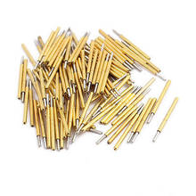 100PCS P75-J1 Spring Test Probe Pogo Pin 1.3mm Round Head Gold Plated  Dia 0.74mm Length 16.5mm Thimble for Electrical Testing 2024 - buy cheap