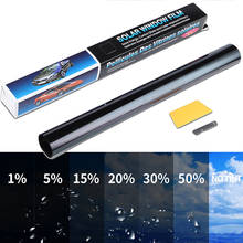 1 Roll 50cm X 3m 1/5/15/25/35 Percent VLT Window Tint Film Glass Sticker Sun Shade Film for Car UV Protector foils Sticker Films 2024 - buy cheap