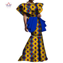 Summer African Maxi Dresses For Women Dashiki Nigeria Traditional Wedding Dress Bazin Riche Wax Ankara Long bodycon Dress WY8095 2024 - buy cheap
