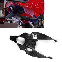 For Ducati Panigale V4 V4S V4R 100% Carbon Fiber Motorcycle Accessories Seat/ Tail Bottom Cover 2018 2019 2020 2024 - buy cheap