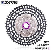 Mtb 10 velocidade 11-50 t slr2 ultraleve cassete para m7000 m6000 10s 50 t k7 360g cnc roda livre bicicleta rodas dentadas 2024 - compre barato
