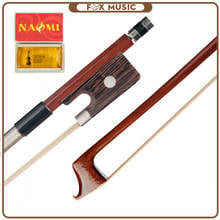 Brazilwood Bow 16'' Size Viola Bow+ Rosin Set Round Stick White Mongolia Horsehair Student Bow Beginner Use 2024 - buy cheap