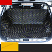 for Kia Sportage 4 Kx5 Leather Car Trunk Mat Cargo Liner 2016 2017 2018 2019 2020 2021 QL Rug Carpet Accessories sport rear boot 2024 - buy cheap