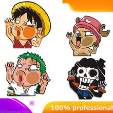 Car Stickers Luffy Chopper Zoro Nami Usopp Sanji Pirates Cartoon Cute Funny Creative Decals For window windshield Motorcycle K15 2024 - buy cheap