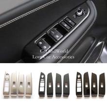 Stainless Steel Interior Door Armrest Window Glass Lift Switch Panel Cover Trim Car Accessories For Changan CS85 Coupe 2019-2022 2024 - buy cheap