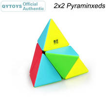 QYTOYS Pyramid 2x2 Magic Cube MoFangGe XMD Cubo Magico Professional Neo Speed Cube Puzzle Antistress Toys For Children 2024 - buy cheap