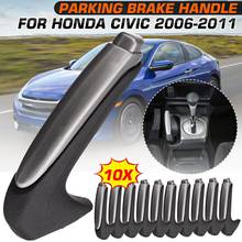 Capa para alavanca do feio de mão para civic, alavanca feio de emergência, interior automotivo, cabo da alavanca, honda civic 2006 2007 2008 2009 10 2011 com 10 peças 2024 - compre barato