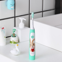 Escova de dentes elétrica sônica para crianças, automática, carregamento sem fio, ipx7 2024 - compre barato