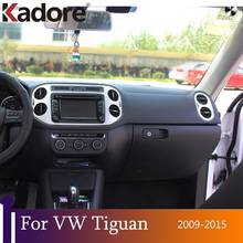 For Volkswagen Tiguan 2009-2012 2013 2014 2015 ABS Matte Central Dashboard Panel Rear Seat Air Conditional Vent Cover Trim 2024 - buy cheap