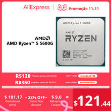 AMD Ryzen 5 5600G R5 5600G 3.9GHz Six-Core Twelve-Thread 65W CPU Processor L3=16M 100-000000252 Socket AM4 NO FAN 2024 - buy cheap