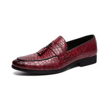 2021 sapatos mocassins masculinos apontou toe casual festa de casamento vestido formal sapatos masculinos oxfords 2024 - compre barato