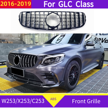 GT Front Grille For mercedes W253 X253 C253 GLC Class 2015-2019 GLC200 GLC300 GLC250 GLC350 front bumper grill Not Fit GLC63 2024 - buy cheap