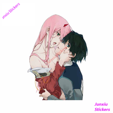 Zero Two Darling In The FranXX-Calcomanía para parachoques de coche, protector solar, pegatina colorida para coche, decoración para arañazos de oclusión de Anime, KK13 * 13cm 2024 - compra barato