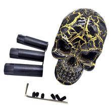 1 Pcs Universal Car Manual Gear Stick Shifter Lever Knob Skull Shape Head Style Car Interior Accessories Decoration 2024 - buy cheap