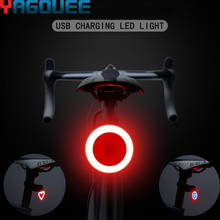 Bicycle Rear LED Light Multi Lighting Modes USB Charge Cycling Rear Lights Flash Tail Rechargeable Lamp Waterproof Accessories 2024 - buy cheap