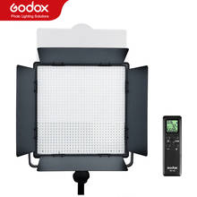 Godox led1000w led 5600k branco luz de vídeo iluminação brilho com controle remoto sem fio e adaptador de energia para câmera dv vídeo 2024 - compre barato