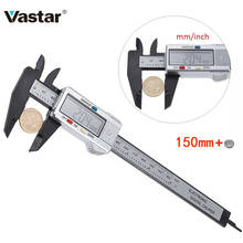 Vastar 150mm Electronic Digital Caliper 6 Inch Vernier Caliper Gauge Micrometer Measuring Tool Digital Ruler with Battery 2024 - buy cheap