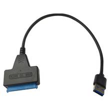 USB 3,0 Sata кабель 3 Sata кабель к USB 3,0 адаптер до 6 Гбит/с Поддержка 2,5 дюйма внешний HDD SSD жесткий диск 22 Pin кабель 2024 - купить недорого