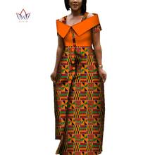 Бесплатная доставка в африканском стиле; Платья с принтом 2020 в африканском стиле фут Слинг платье Африка традиционные костюмы Дашики Длинные вечерние платья WY3725 2024 - купить недорого