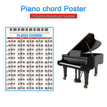 Adesivo de piano tablature, treino de musculação, 88 teclas, piano de iniciantes, diagrama com leitor de rabo, balcão grande para alunos 2024 - compre barato