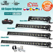 CO LIGHT Super Bright LED Light Bar 6D 8-50inch Offroad Combo Led Bar for Lada Truck 4x4 SUV ATV Niva 12V 24V Auto Driving Light 2024 - купить недорого