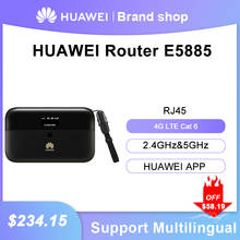 Мобильный роутер Huawei 4G, Wi-Fi 2 Pro, разблокировка с помощью беспроводного точки доступа, Huawei 4G LTE, E5885, поддержка нескольких языков 2024 - купить недорого