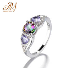 Anillos Yuzuk Silver 925 Jewelry Ring  Woman Zircon Trendy Classic 925 Sterling Silver Rings Jewelry Wedding Engagement Gift 2024 - buy cheap