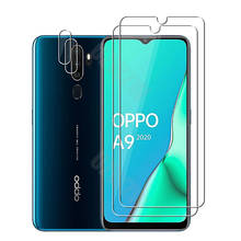 Película de lente para câmera oppo a9 (2020), protetor de tela de vidro temperado hd transparente 2024 - compre barato