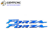 Motorcycle 3D Side "Forza" 300 Logo Oil Fuel Tank Stickers Cover Protector Emblem Decals adhesive Label For Honda Forza 250 125 2024 - buy cheap