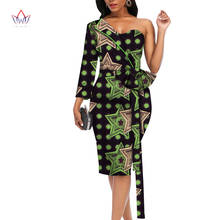 Vestidos africanos femininos plus size, estampa floral, ancara, camisas iki, sexy, formal, roupas de festa wy697 2024 - compre barato