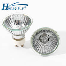 HoneyFly 3pcs Dimmable GU10 Halogen Lamp Bulb 50mm 220V 35W 50W 70W Cup Shape Halogen Spot Light Warm White Clear Glass 2024 - buy cheap