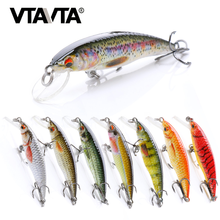 VTAVTA 2g/6g/12g Mini Minnow воблеры плавающие рыболовные приманки Minnow Crankbait искусственная жесткая приманка-рыба приманка для щуки воблеры 2024 - купить недорого