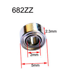 682ZZ UL20CHH L-520ZZ W682ZZA 2X5X2.3 metric miniature deep groove ball bearing for 2mm shaft 2022 - buy cheap