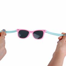 Colorful Flexible Soft Kids Sunglasses Polarized Child Baby Safety Coating Mirror Sun Glasses UV400 Eyewear Shades 2024 - buy cheap