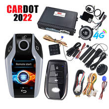 Cardot-alarme automotivo, motor inteligente, 4g, gps, gsm, entrada sem chave 2024 - compre barato