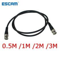 ESCAM 0.5M /1M / 2M /3M BNC Male to BNC Male M/M RG59 CCTV Camera Coaxial Cable Adapter Lead Jumper Coax Male Extension Cable 2024 - buy cheap