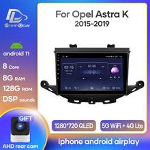 Reproductor multimedia con Android 10,0 y navegación GPS para coche, Radio estéreo con pantalla IPS, 4G Lte, DVD, para Opel Astra K 2015-2019 2024 - compra barato