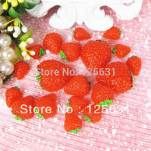 30PCS Include(S/M/L) Kawaii Flatback DIY Strawberry Friut Resin Cabochon Craft Scrapbooking Embellishment Decoration 2024 - buy cheap