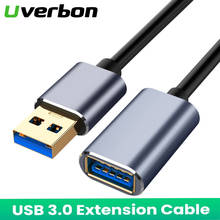 Cable extensor USB 2,0 3,0 macho a hembra, extensor extensible para PC, portátil, TV inteligente 2024 - compra barato