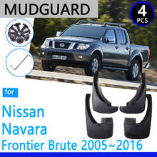 Брызговики подходят для Nissan Navara Frontier Brute D40 2005 ~ 2016 2014 2015, автомобильные аксессуары, брызговик, брызговик, автозапчасти 2024 - купить недорого