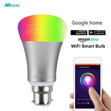 LED WiFi Smart Light Bulb B22 Bayonet 7W Lamp Warm Cold White RGB Dimmable Timming Voice Remote Control by Alexa Google Home 2024 - buy cheap
