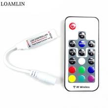 17-Key Mini RF Wireless LED Dimming Remote Control For 5050/3528/5730/5630/3014 RGB Color Strips 2024 - buy cheap